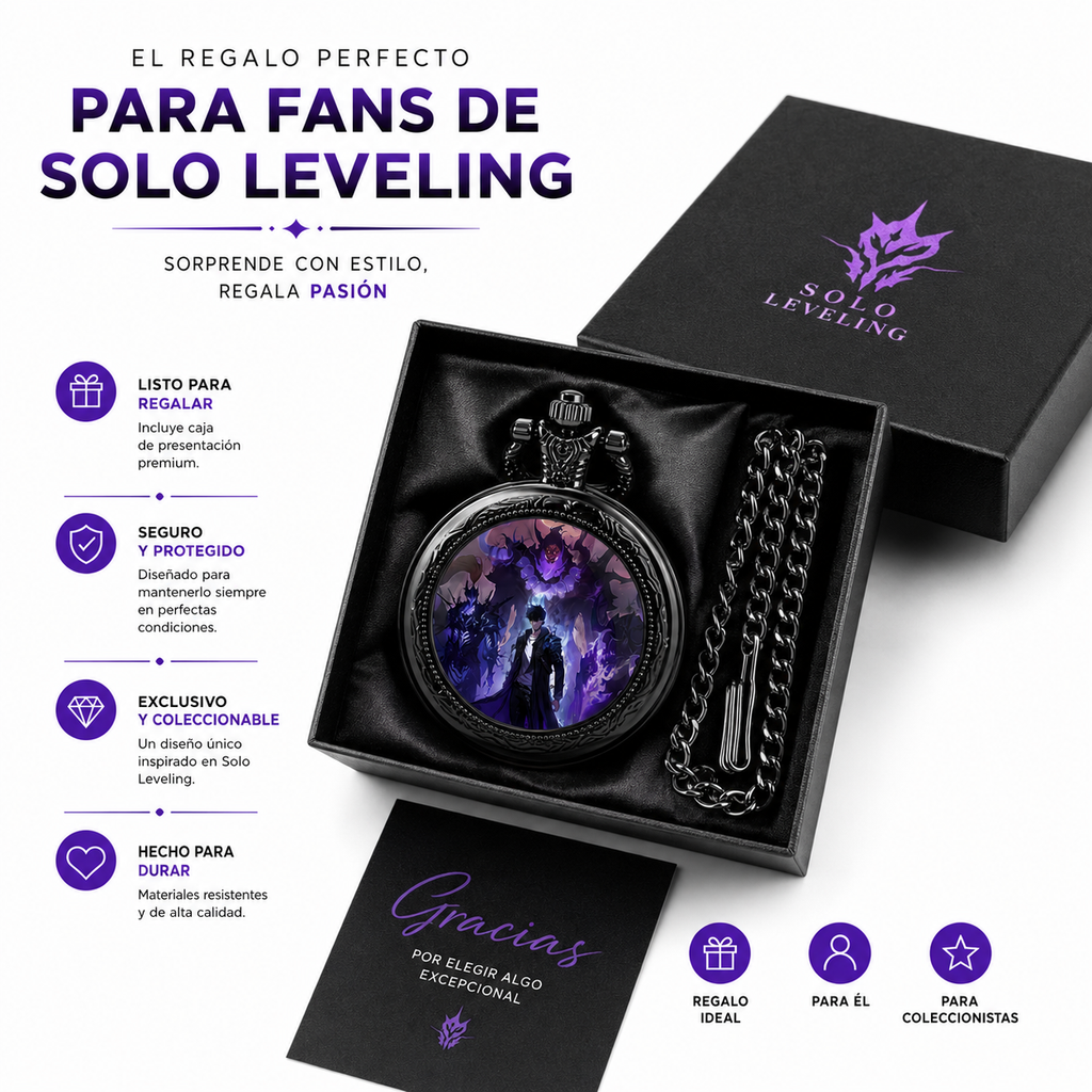 Reloj de bolsillo de Solo Leveling
